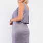 Night Sky Shimmer Sleeveless Layered Dress