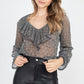 Polka Dot Ruffle Bodysuit