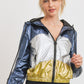 Metallic Colorblock Jacket