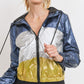 Metallic Colorblock Jacket