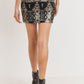 Sequence Pattern Mini Skirt