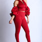 Puff Sleeve Hoodie Set