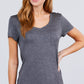 V-neck Rayon Jersey Top