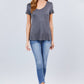 V-neck Rayon Jersey Top