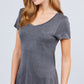 V-neck Rayon Jersey Top
