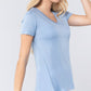 V-neck Rayon Jersey Top