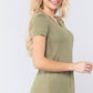 V-neck Rayon Jersey Top