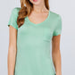 V-neck Rayon Jersey Top