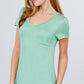 V-neck Rayon Jersey Top