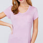 V-neck Rayon Jersey Top