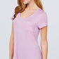 V-neck Rayon Jersey Top