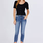Short Slv Rib Sweater Top