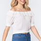 Off Shoulder Lace Detailed Top