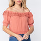 Off Shoulder Lace Detailed Top