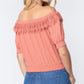 Off Shoulder Lace Detailed Top