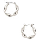 Metal Twist Hoop Earring