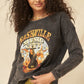 A Mineral Washed French Terry Graphic Sweatshirt