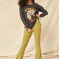 A Mineral Washed French Terry Graphic Sweatshirt