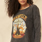 A Mineral Washed French Terry Graphic Sweatshirt
