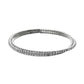 Paved Lined Rhinestone Cuff Bracelet