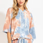 Knit Tie Dye Hoodie