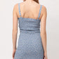 Woven Printed Smocking Dress