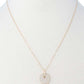Rhinestone Key Pendant Long Necklace