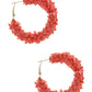 Flower Sequin Hoop Earring