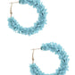 Flower Sequin Hoop Earring