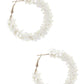 Flower Sequin Hoop Earring