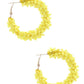 Flower Sequin Hoop Earring