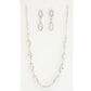 Elegant Marquise Rhinestone Loop Necklace