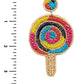 Seed Bead Ice Cream Dangle Earring