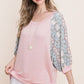 Solid French Terry Fashion Top