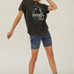 A Mineral Washed Graphic T-shirt