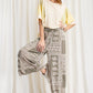 Printed Terry Knit Wide Leg Comfy Pants