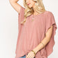 Leopard Jacquard Knit Jersey Top With Front Tie, Ruffled Sleeve