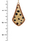 Animal Print Metal Tear Shape Earring