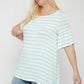 Striped Tunic, Featuring Flattering Flared Sleeve