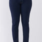 Plus Dark Blue Denim Mid-rise Skinny Jeans