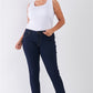 Plus Dark Blue Denim Mid-rise Skinny Jeans