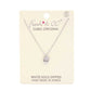 Dainty Rhinestone Skull Necklace