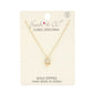 Dainty Rhinestone Skull Necklace