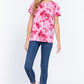 Short Slv Tie-dye Cotton Jersey Top