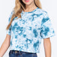 Tie-dye Cotton Jersey Crop Top