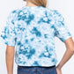 Tie-dye Cotton Jersey Crop Top