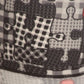Plus Size Puzzle/plaid Print, Full Length Leggings In A Slim Fitting Style With A Banded High Waist