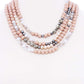 Chunky 4 Layered Bead Multi Necklace