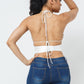 Satin Wrap Around Top