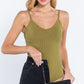 Bust Detail Cami Rib Bodysuit